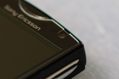Sony Ericsson mini S51SE 画面上端
